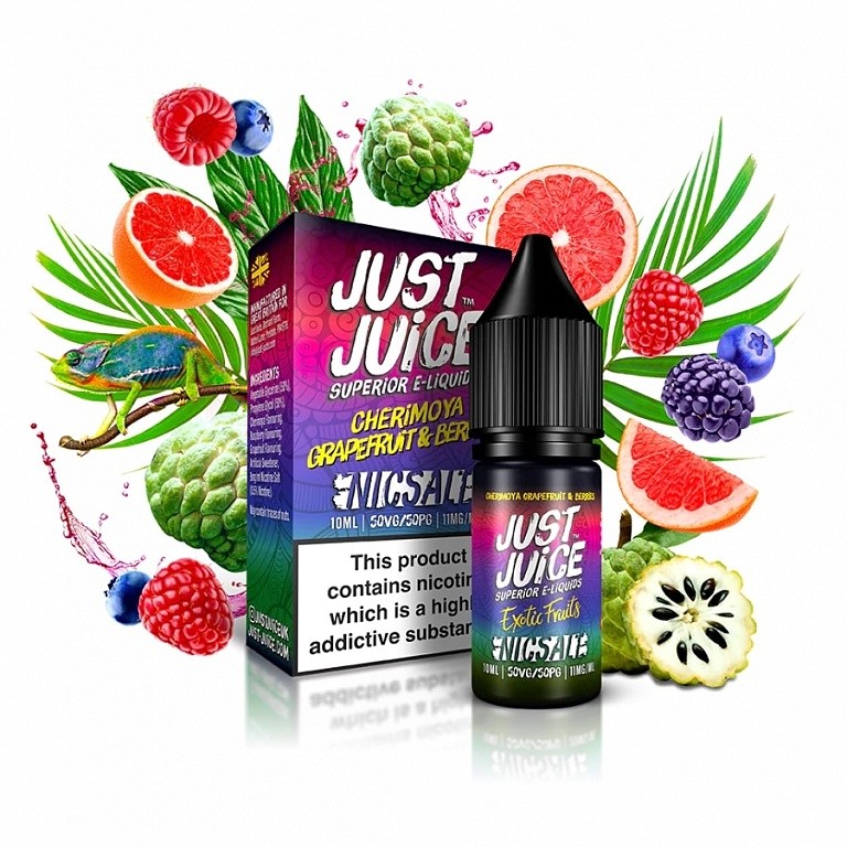 Just Juice Salt - E-liquid - Cherimoya Grapefruit & Berries (Cherimoya, grapefruit a bobule) - 11mg