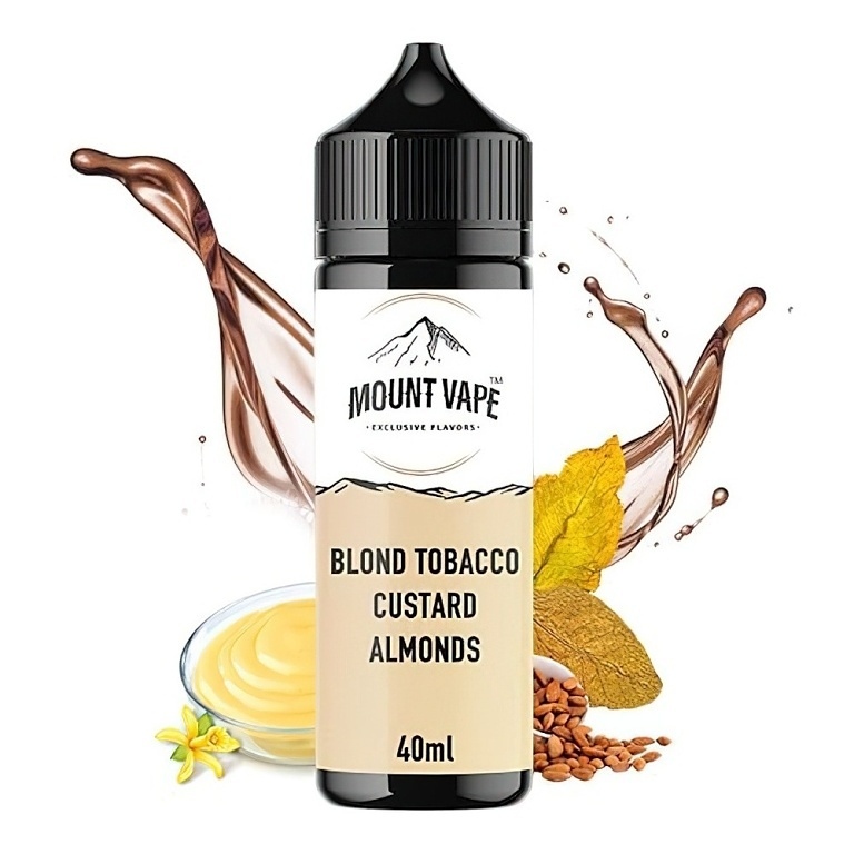 Mount Vape - Shake & Vape - Blond Tobacco Custard Almonds - 40ml
