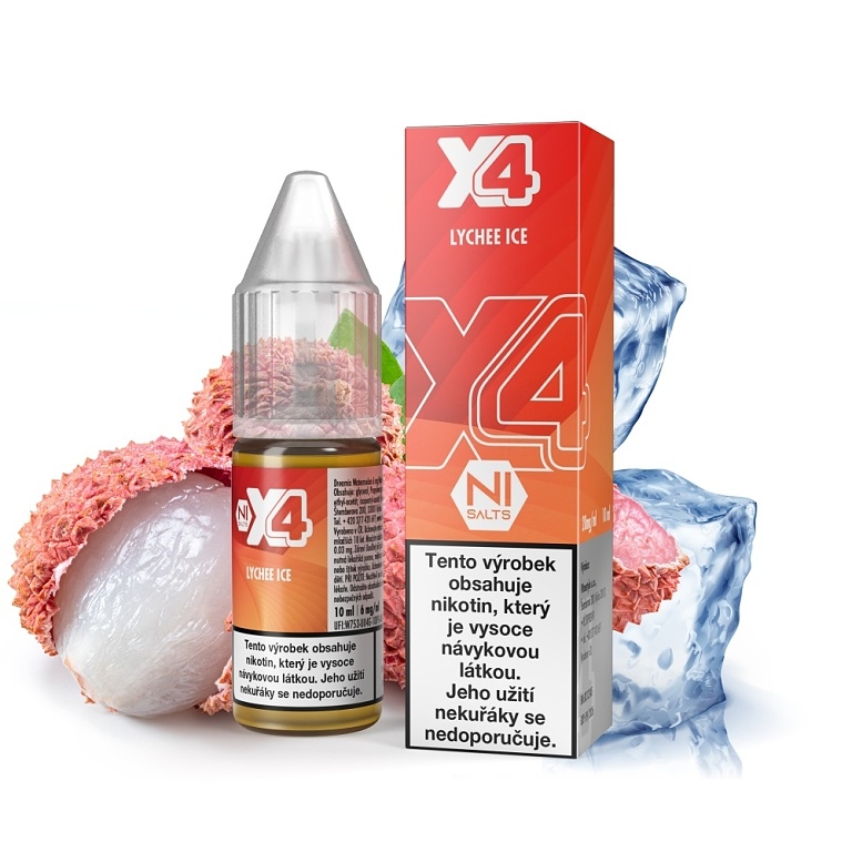 X4 Bar Juice Lychee Ice 10 ml 10 mg