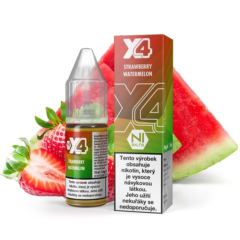 X4 Bar Juice Strawberry Watermelon 10 ml 20 mg