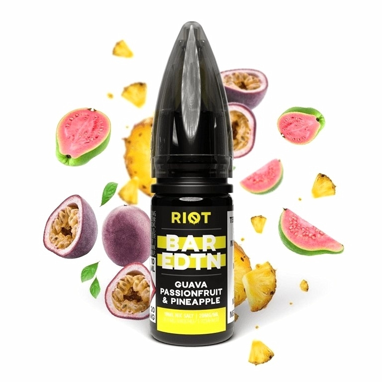 Riot Squad BAR EDTN Salt Guava Passionfruit Pineapple 10 ml 20 mg