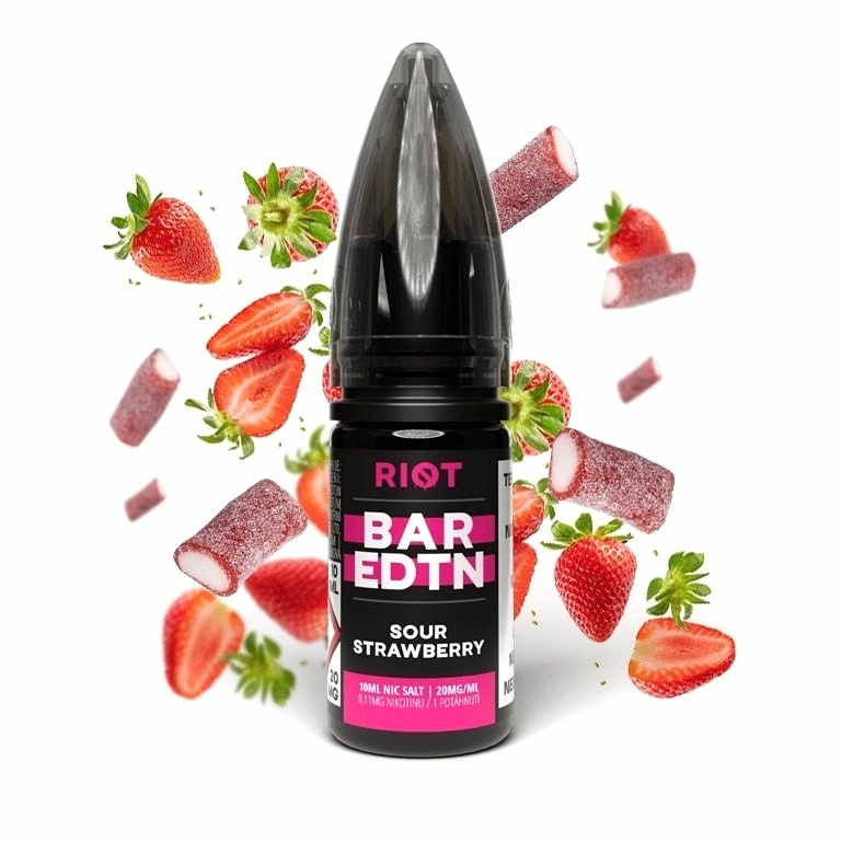 Riot Squad BAR EDTN Sour Strawberry 10 ml 20 mg