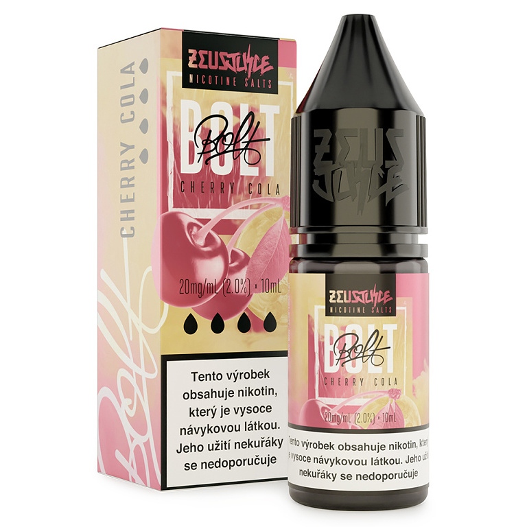 Zeus Juice BOLT Salt Cherry Cola 20mg 10ml 1 ks