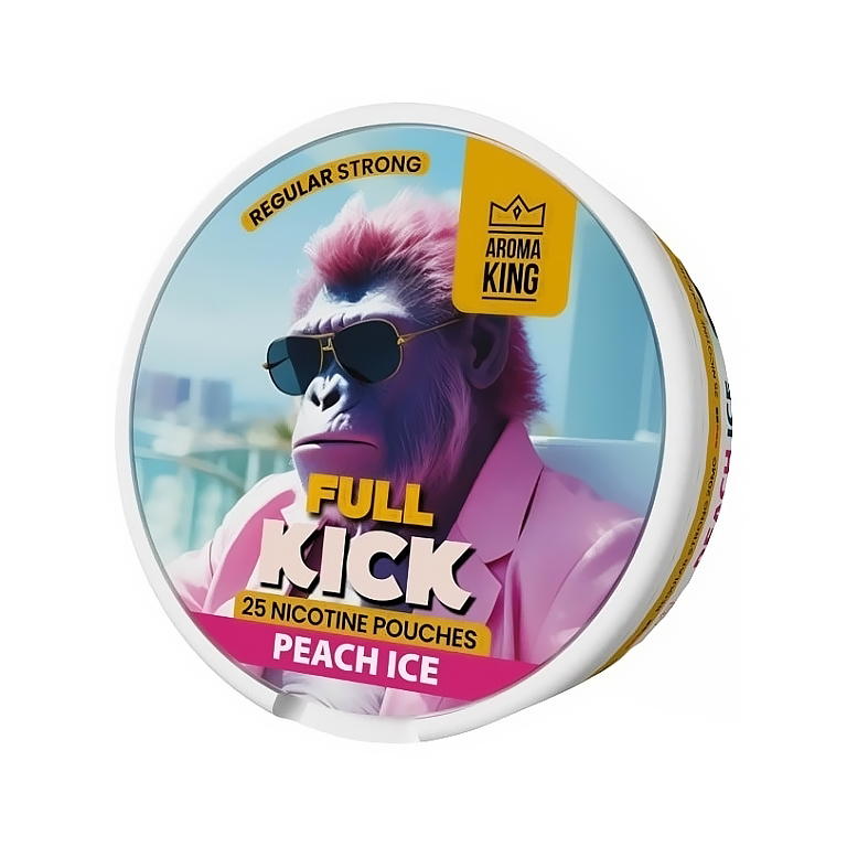 Aroma King Full kick Peach Ice 20 mg/g 25 sáčků