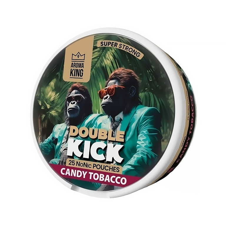 Aroma King Candy Tobacco - NoNikotinové sáčky Obsah NoNic: Double Kick (10 mg/g)