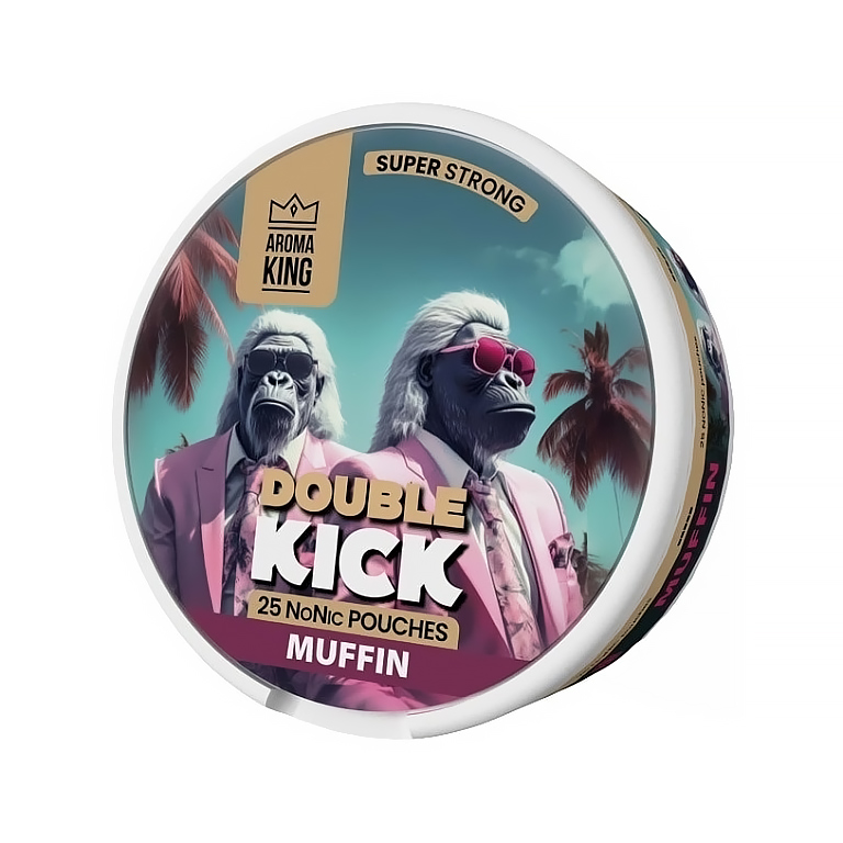 Aroma King Muffin - NoNikotinové sáčky Obsah NoNic: Double Kick (10 mg/g)