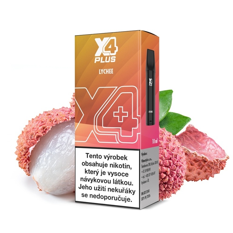 X4 Plus Pod cartridge Lychee 2 ml 20 mg 1ks