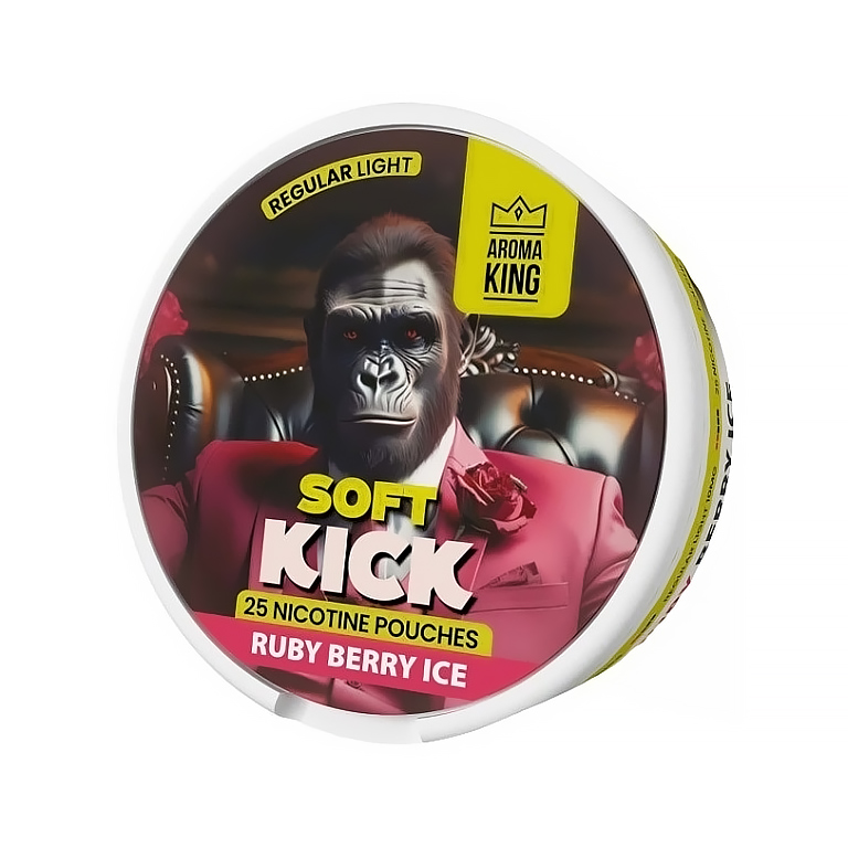 Aroma King Soft Kick Ruby Berry Ice 10mg/g 12,5g 25 ks