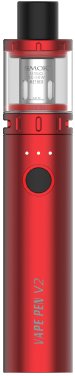 Smoktech Vape Pen V2 elektronická cigareta 1600 mAh Red 1 ks