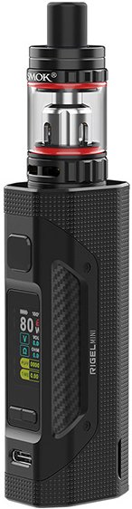SMOK (Smoktech) Smoktech Rigel Mini 80W Grip Full Kit Black - VÝPRODEJ.