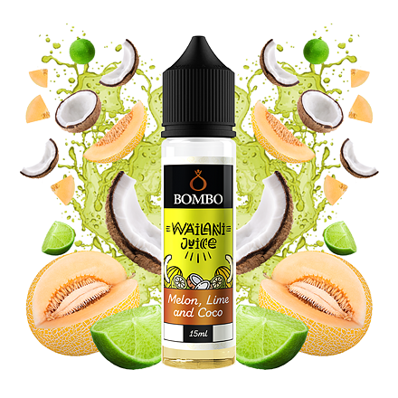 Bombo Wailani Juice S & V Melon Lime and Coco 15 ml