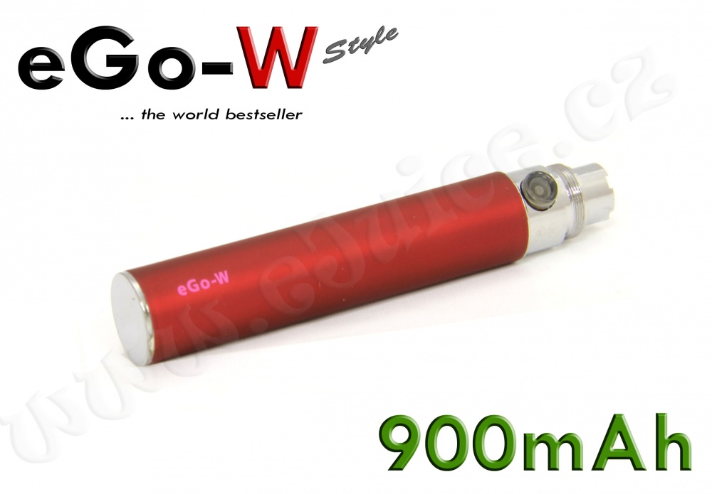 Microcig Baterie eGo-W - MEGA (900mAh) - MANUAL (Vínová) - VÝPRODEJ.