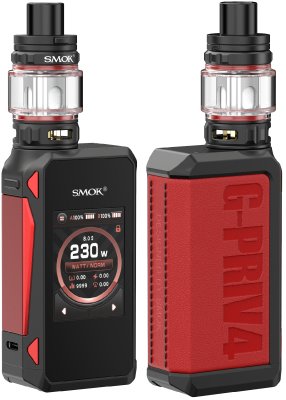 SMOK (Smoktech) Smoktech G-Priv 4 230W grip Full Kit Red - VÝPRODEJ.