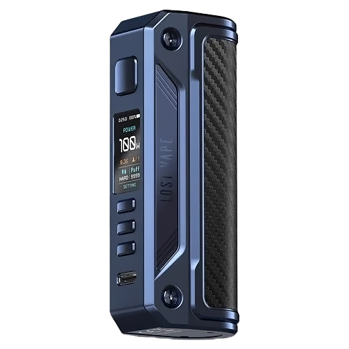 Lost Vape Thelema Solo Mod 100W Sierra Blue Carbon Fiber