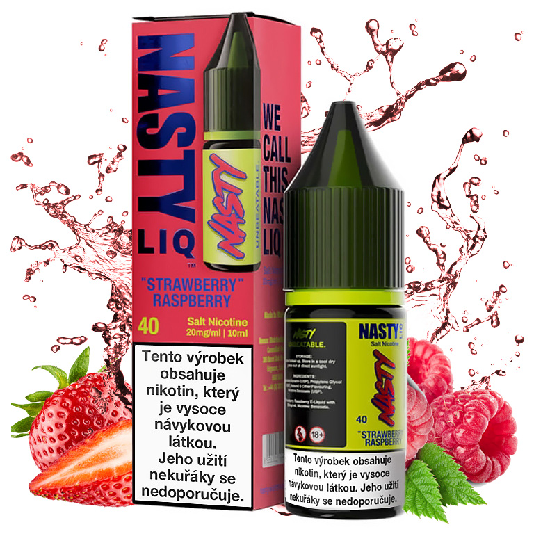 Nasty LIQ Salt Strawberry Raspberry 10ml 20mg