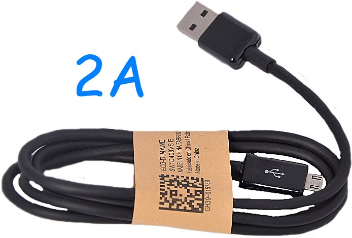 Microcig Univerzální USB-MICRO USB kabel 2A Black (2000mA)