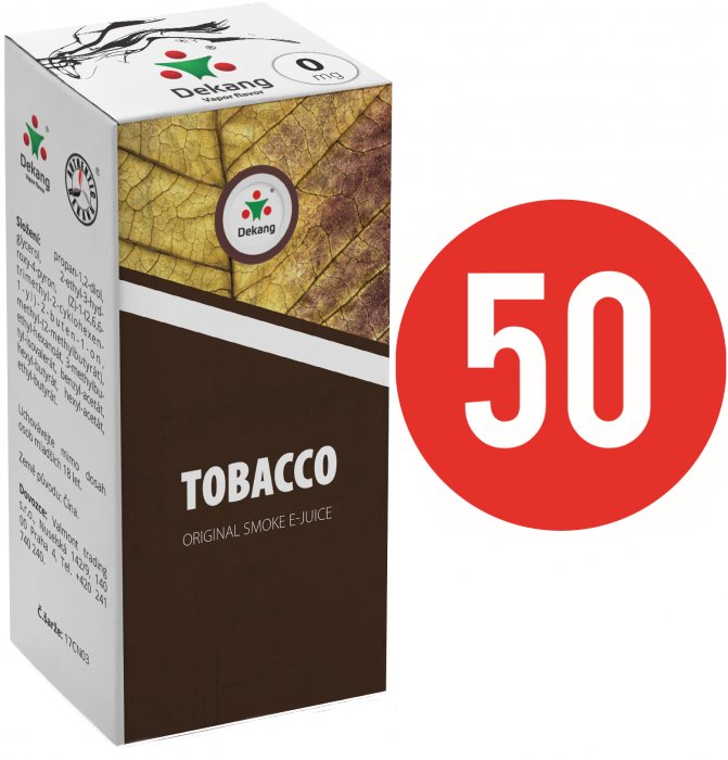 Liquid Dekang Fifty Tobacco 10ml - 0mg (Tabák)