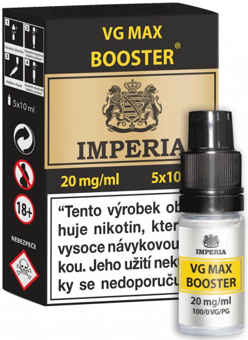 Báze VG Max Booster Imperia 5x10ml, 20mg