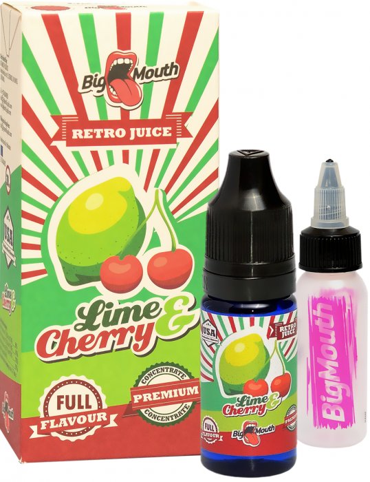 Příchuť Big Mouth Retro Lime and Cherry