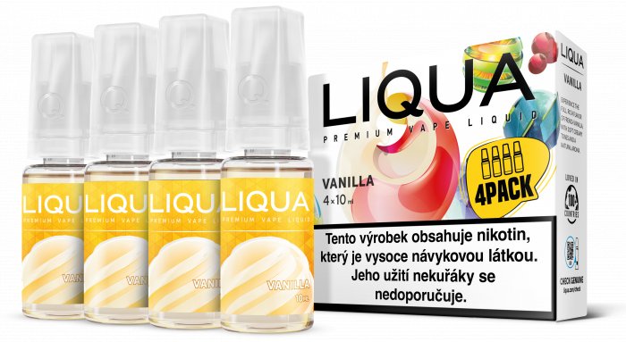 Ritchy Liqua Elements 4Pack Vanilla 4 x 10 ml 6 mg