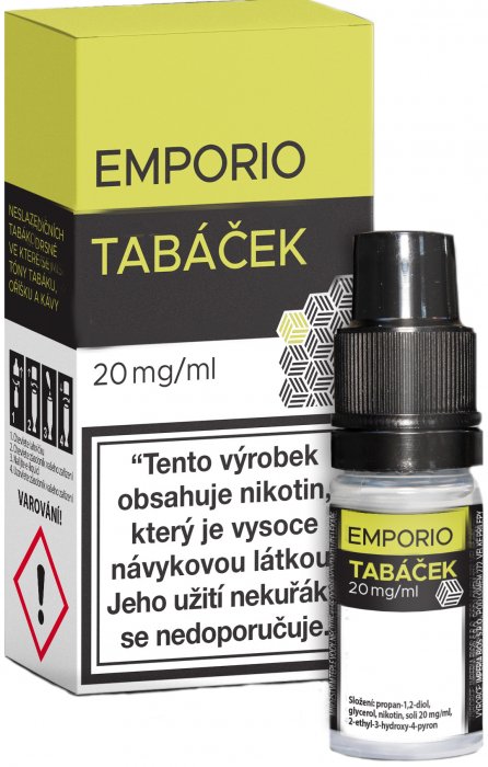 Emporio Salt Tabáček 10 ml 20 mg