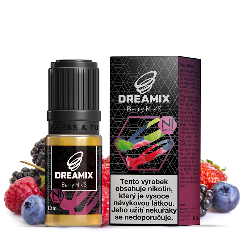 Dreamix Salt Berry Mix'S lesní směs 10 ml 10 mg