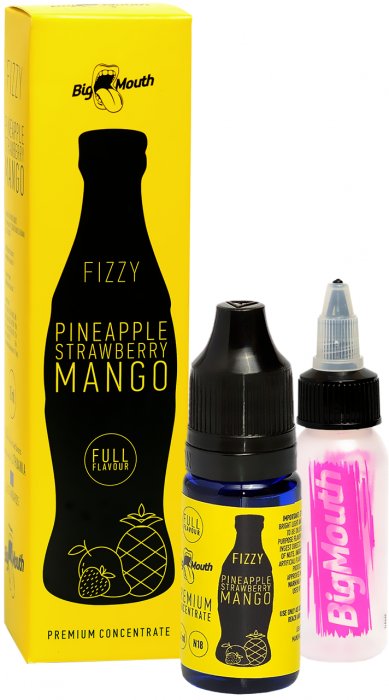 Big Mouth FIZZY Ananas, Jahoda, Mango 10ml