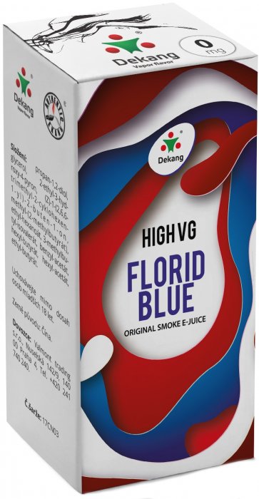 Liquid Dekang High VG Florid Blue 10ml - 0mg (Ledové borůvky)