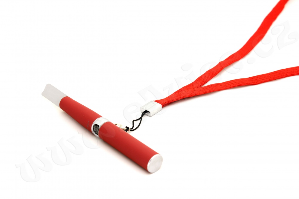 Šňůrka na krk pro elektronickou cigaretu eGo / eGo-T (Červená)