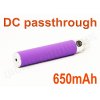 Baterie eGo / DC passthrough (650mAh) - MANUAL (Fialová)