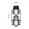 Clearomizér Vapefly Kriemhild II Sub Ohm Tank (4ml) (Stříbrný)