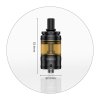 Clearomizér Vapefly Alberich MTL RTA (3ml/4ml) (Gunmetal)