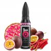 Riot Squad - Black Edition - Delux Passionfruit & Rhubarb - 15ml, produktový obrázek.