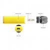 Elektronická cigareta: Joyetech EVIO Gleam Pod Kit (900mAh) (Lemon Yellow)