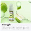 Liquid ELFLIQ Nic SALT Sour Apple 10ml - 10mg