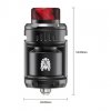 144186 18 clearomizer oxva arbiter 2 rta 5ml gunmetal