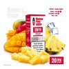 Adam's Vape SALTS Mango Pineapple (Mango s ananasem) 10ml intenzita nikotinu 10mg tabáková nálepka Kolek Q