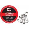 Coilology Framed Staple předmotané spirálky SS316 0,26ohm 10ks