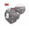 Respirátor 3M 9542V s aktivním karbonovým filtrem KN95 FFP2