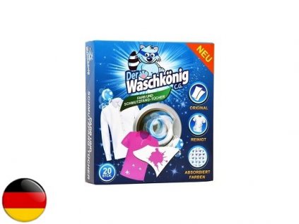 Waschkönig ubrousky proti zabarvení prádla - 20ks
