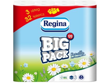 Toaletní papír Regina Big Pack Kamilla 32ks - 3-vr.-heřmánek