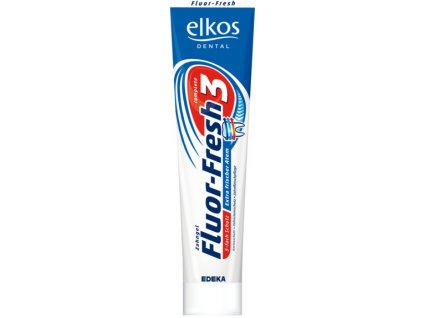 Elkos Fluor - Fresh 3 zubní pasta 125ml