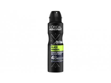 loreal paris men expert deo spray black mineral