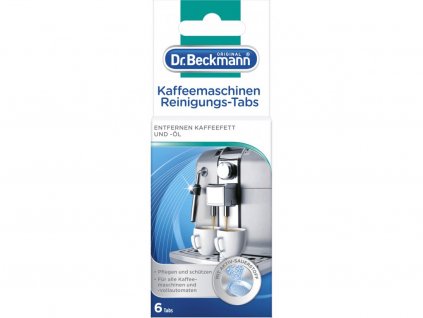 9560 dr beckmann kaffeemaschinen reinigungs tabs 6x1 6g cistici tablety na kavovary 4008455028712