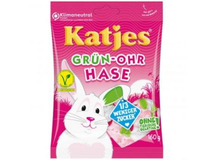 katjes gruen ohr hase zuckerreduziert 160g no1 2759