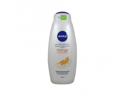 12110 nivea sprchovy gel 750ml orange bamboo milk 5201178027348