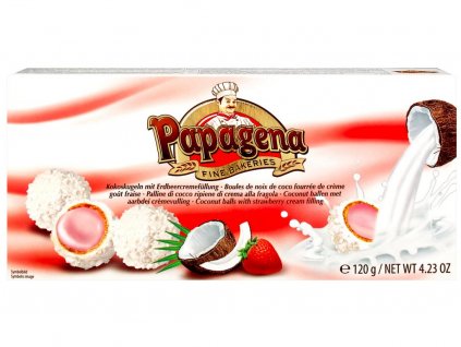 260189 1 papagena kokosove kulicky s jahodovou naplni 120g