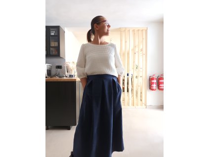 Halenka PUFF, wafflovina, třičtvrteční rukáv