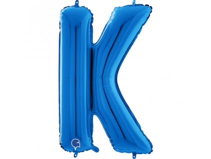Písmeno 66cmi, modré K