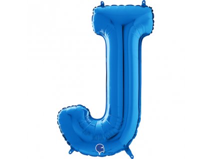 Písmeno 66cmi, modré J